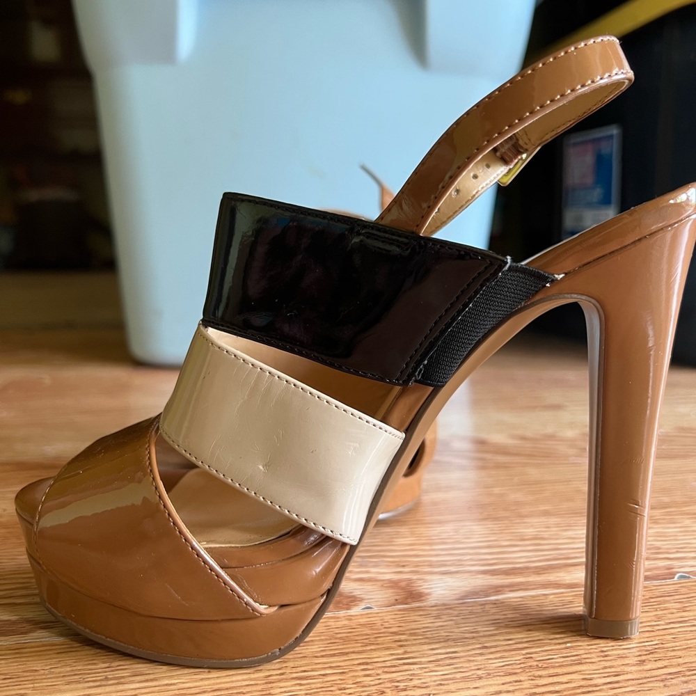 brown heels